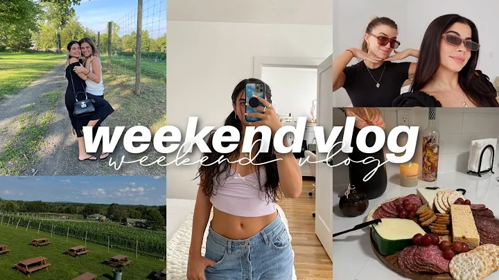 WEEKEND VLOG: wine tasting, moms bday, revolve hau...