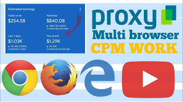 Multi Browser CPM Work Trick | Youtube High CPM Work | CPM Work Kaise Karen