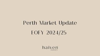 Perth EOFY Market Update