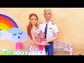 Barbie Family Evening Routine! PLAY DOLLS