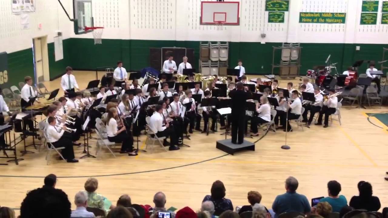 Meadowlark Middle School eighth grade band. Awakening Hills YouTube