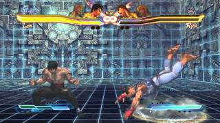 Law performing his Super Art and Cross Art in Street Fighter X Tekken