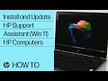 How to Install and Update HP Support Assistant in Windows 11 | HP Computers | HP Support