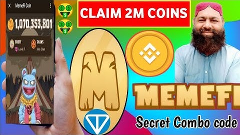 Memefi secret code reward 2 Million | Memefi Secret code today | memefi secret code 20 june