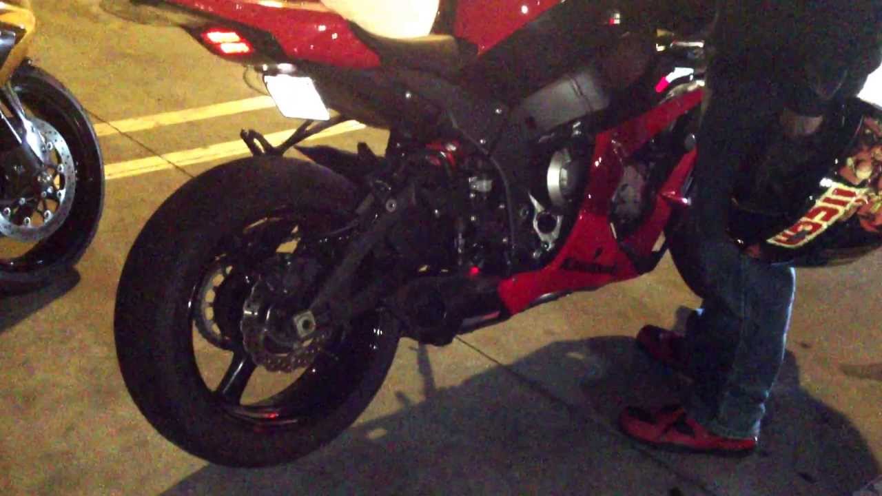 2012 zx10r Taylormade exhaust rev YouTube
