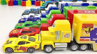 Cars Toys Lightning Mcqueen Mack Truck Learning Videos for Toddlers Learn Colors