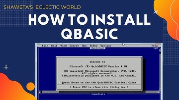 01 How to install qbasic in Windows 7