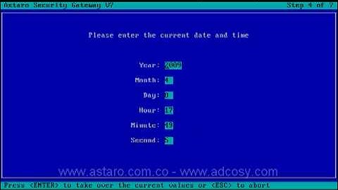 Video de instalación de Astaro Security Gateway (ASG) V7 (Video en Beta)