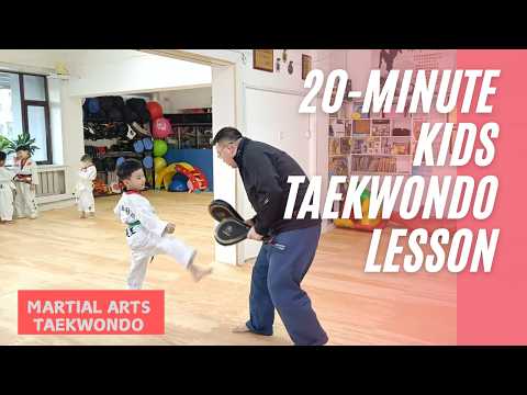 20 Minute kids Taekwondo Lesson | Regular Taekwondo classes in Qiuyupeng International Taekwondo