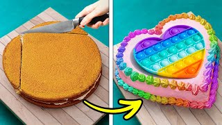 POP IT DESSERT! || Cute And Sweet Food Ideas With Chocolate, Cake, Marshmallow And Candy