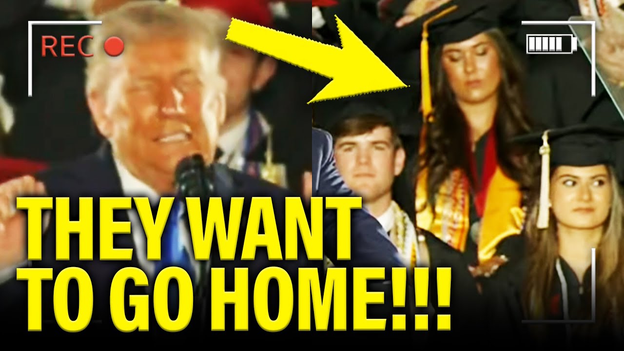 Trump RUINS College Graduation with BIZARRE SPEECH