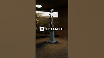 Modern Atrium Library Animation | Architectural Visualization in D5 Render