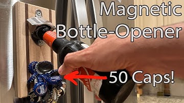 Hoe maak je een magnetische flesopener? | Eenvoudig houtbewerkingsproject voor beginners. Geweldi...