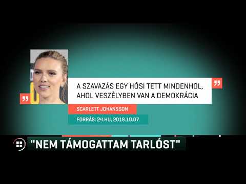 Videó: Scarlett Johansson túl boldog a váláshoz