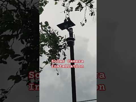 Solar Camera Installation Demo #solarcamera #camera #cctvcamera #livestream #live #latesttechnology
