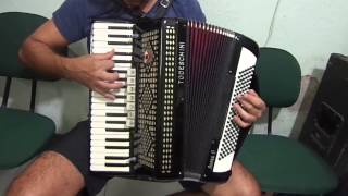 Acordeon Todeschini Super 6 Selo Verde Haste Redonda A Venda