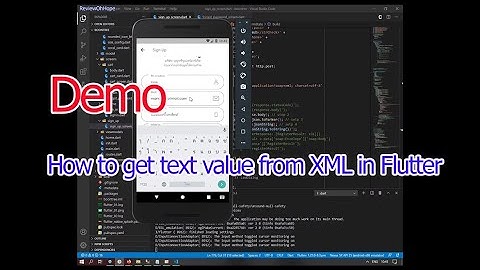 How to get text value from XML in Flutter