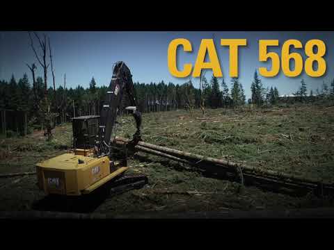 Cat® 568 Next Generation Forestry Machine - Handle Big Timber, Earn Big Pay