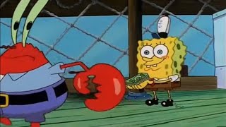 Rare Footage of Mr. Krabs paying SpongeBob AND walking normally Resimi