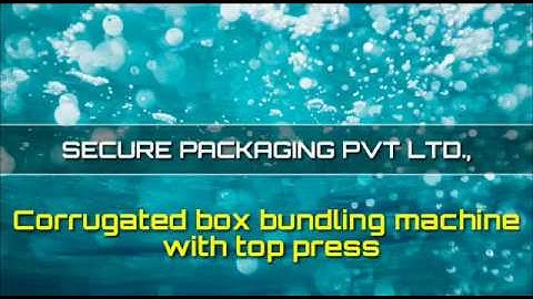 Fully automatic strapping machine with pneumatic top press