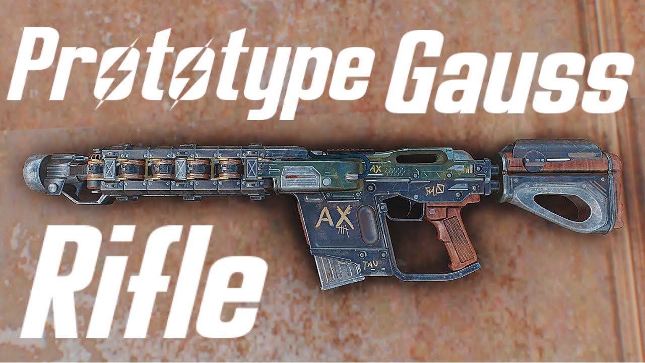 Fallout 4 Prototype Gauss Rifle Showcase New Weapon Location By Mrradioactiv Youtube