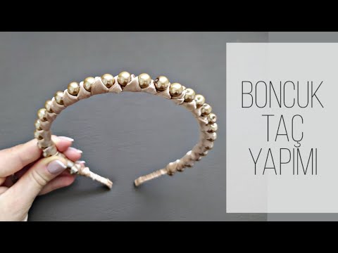 Boncuk Taç Yapımı / Ободок своими руками