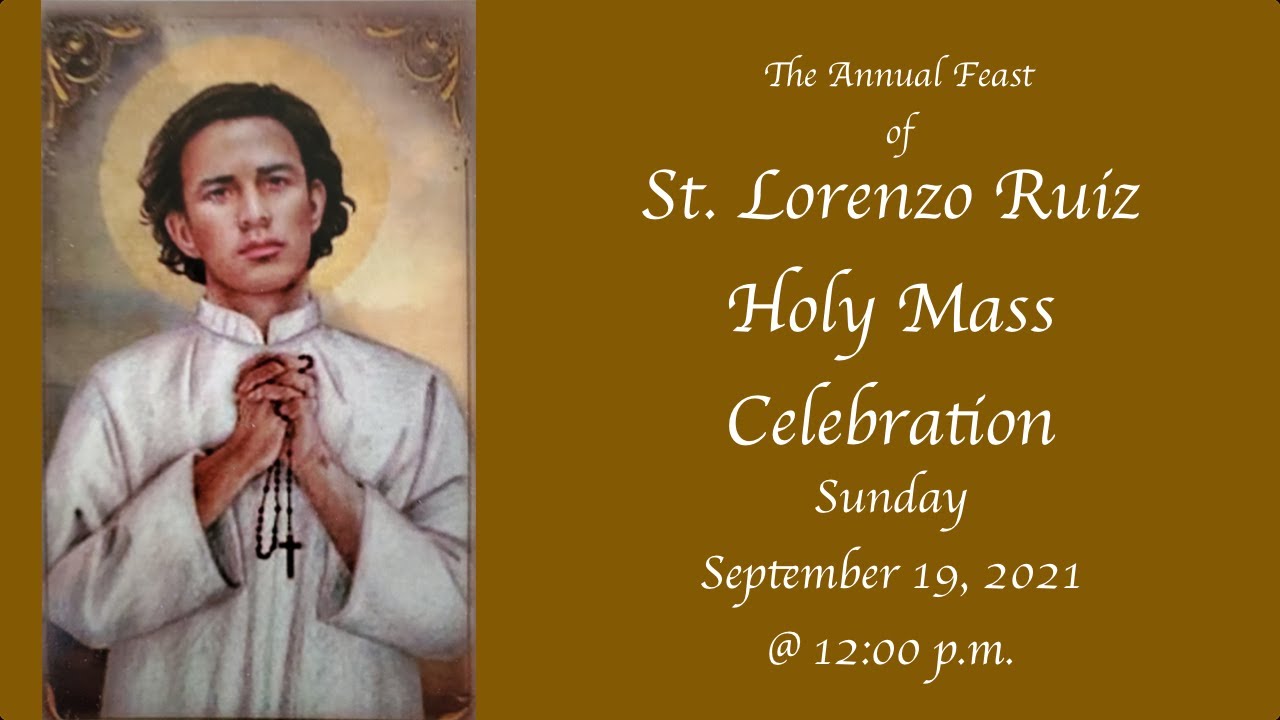 Annual Feast of St. Lorenzo Ruiz. - YouTube