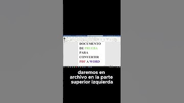 ✅ Como Convertir un archivo PDF a WORD sin PROGRAMAS - 2025