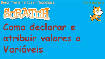 Programação com Scratch - Introdução às Variáveis - Declaração e Atribuição