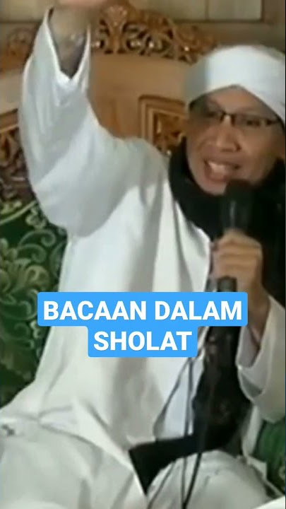 Bacaan Yang Wajib Dalam SHOLAT