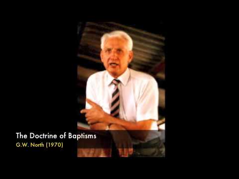 The Doctrine of Baptisms (G.W. North 1970)