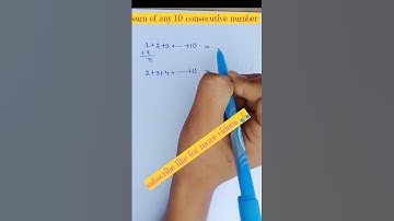 sum of any 10 consecutive number/sum of consecutive number short trick videos@sanamali.#viral#short