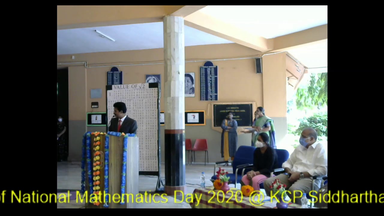National Mathematics Day 2020 Celebrations - YouTube
