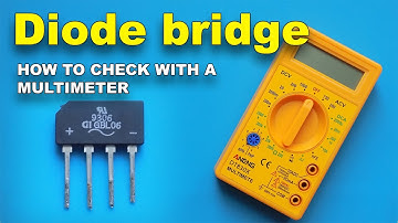 How to test diode bridge?