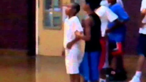Jeffery Potts at Bball practice