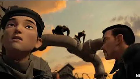 Nezha New gods reborn fight scene (nezha vs frogman)