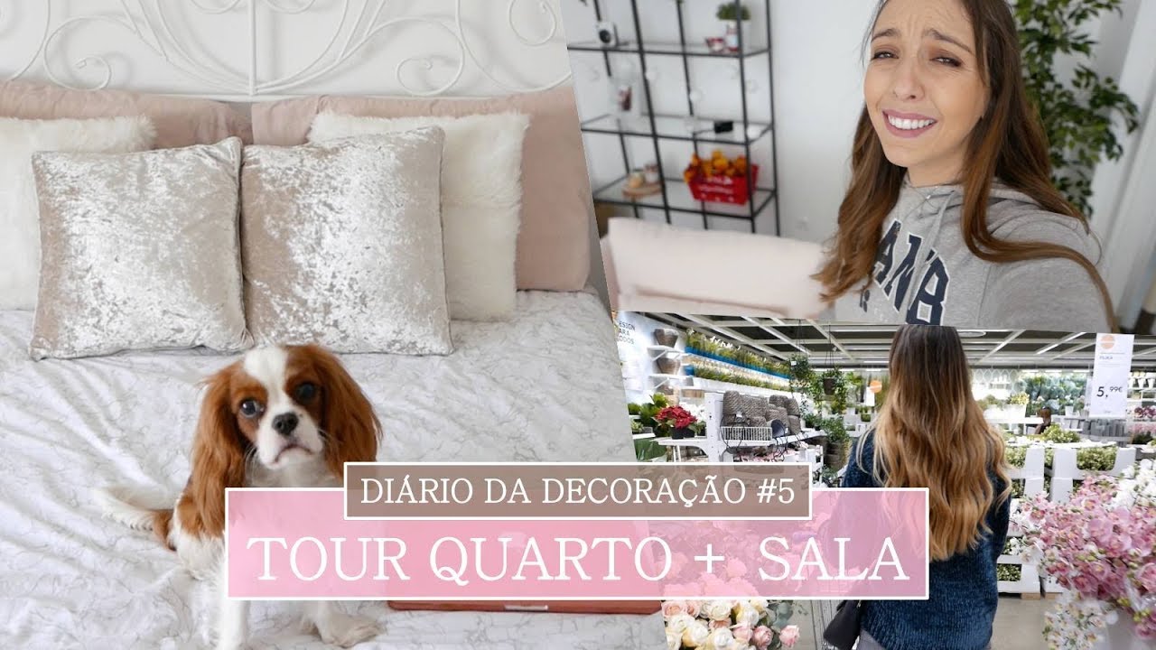 DIÁRIO DA DECORAÇÃO #5 O ÚLTIMO | Compras + Tour QUARTO e SALA