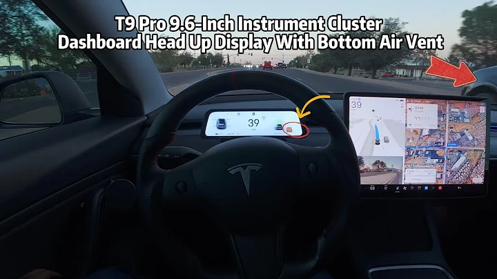 I Installed a 9.6'' Blind Spot Screen in My Tesla… Game Changer! #tesla #modely