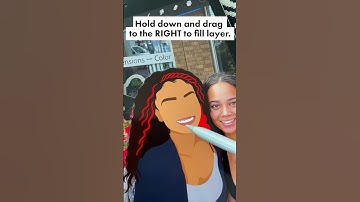 Adding Shadows to your FLAT DIGITAL PORTRAIT in Procreate | Easy faceless portrait #Shorts (PART 2)