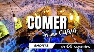 Comer en una cueva en una ciudad medieval, así es el Rte. La Abadía, en Toledo - #SHORTS