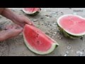 Как резать арбуз How to Eat a Watermelon