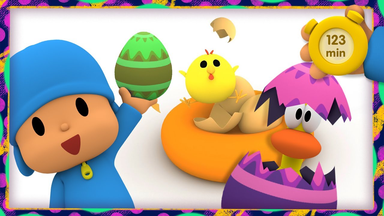 ✨POCOYO E NINA - Os Vídeos Com Mais Visualizações do  123 min  DESENHOS ANIMADOS para crianças 