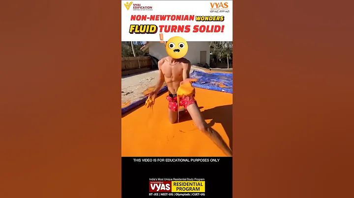 Non-Newtonian Wonders Fluid Turns Solid!