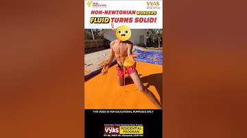 Non-Newtonian Wonders Fluid Turns Solid!