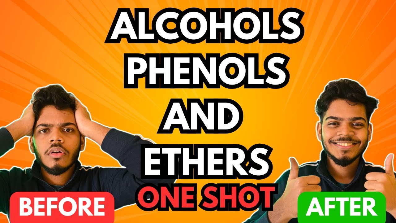 Alcohols, Phenols and Ethers in ONE SHOT | Class 12 Chemistry Crash ...