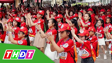 3.000 em nhỏ đồng diễn flashmob xác lập kỷ lục Việt Nam | THDT