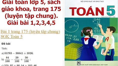 Bài 4 sgk toán 5 tập 2 trang 175