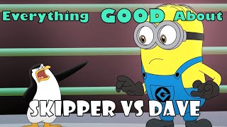 Everything GOOD about Skipper Vs Dave - Cartoon Beatbox Battles