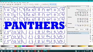 How to create Stacked Font  text in Inkscape