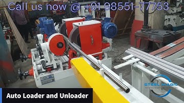 Centerless Pipe Polishing Machine | Auto Loader and Unloader | Automatic Pipe Polishing Machine